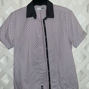 Light Purple Guess Button Up Shirt